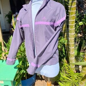 Like new Adidas EUC , (S) dusty, purple/lavender light weight jacket